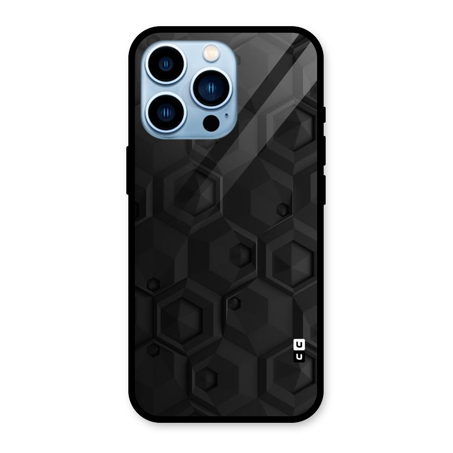 Classic Hexa Glass Back Case for iPhone 13 Pro