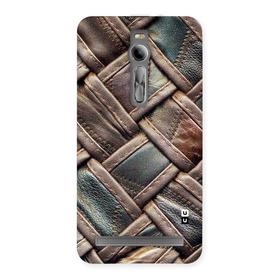 Classic Leather Belt Design Back Case for Asus Zenfone 2
