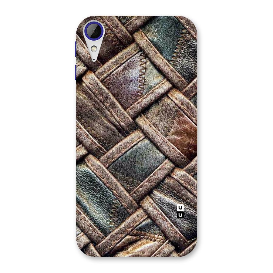 Classic Leather Belt Design Back Case for Desire 830