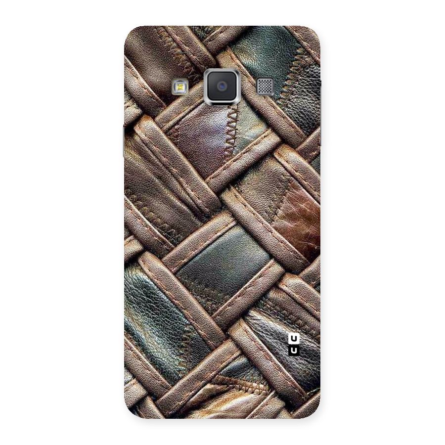 Classic Leather Belt Design Back Case for Galaxy A3