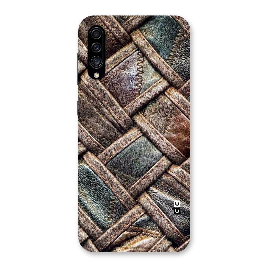 Classic Leather Belt Design Back Case for Galaxy A30s