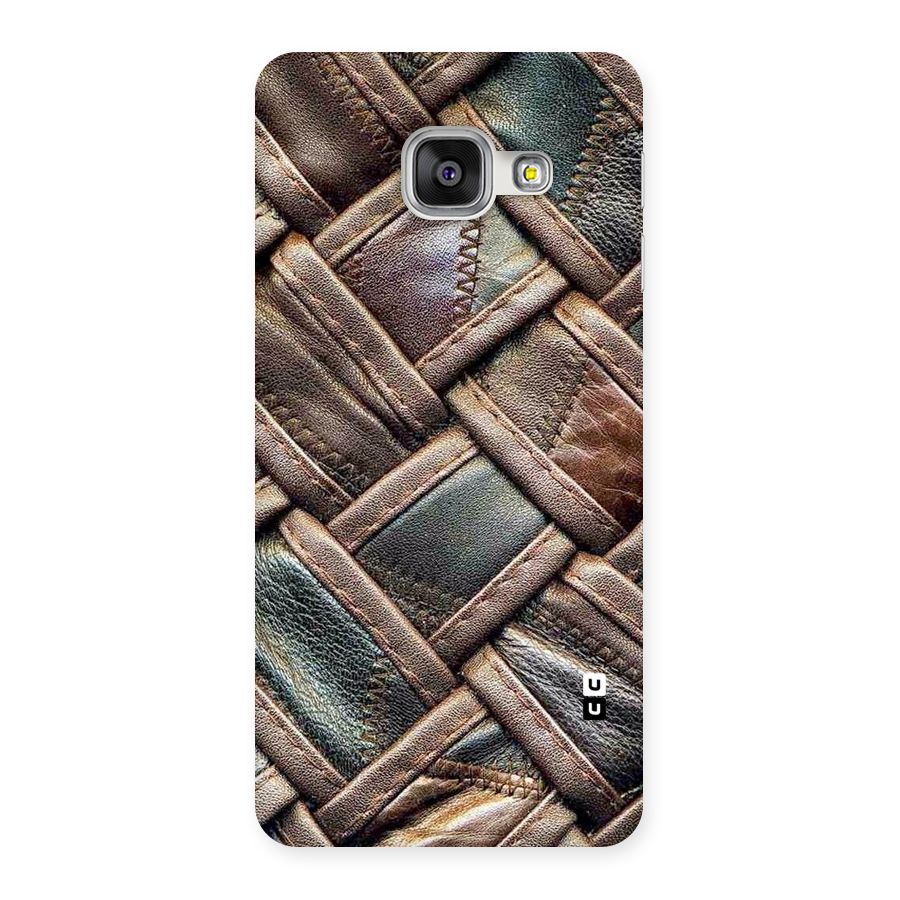 Classic Leather Belt Design Back Case for Galaxy A3 2016