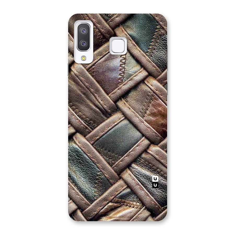 Classic Leather Belt Design Back Case for Galaxy A8 Star