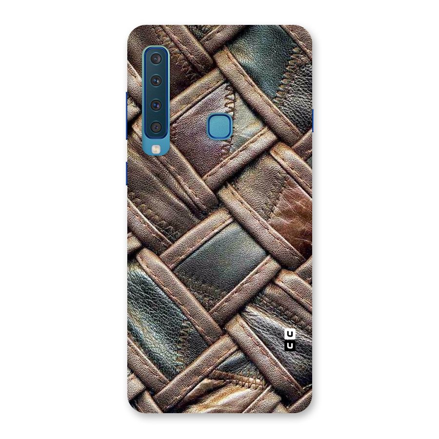 Classic Leather Belt Design Back Case for Galaxy A9 (2018)