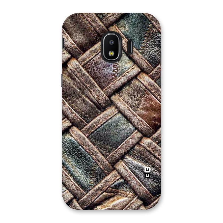 Classic Leather Belt Design Back Case for Galaxy J2 Pro 2018