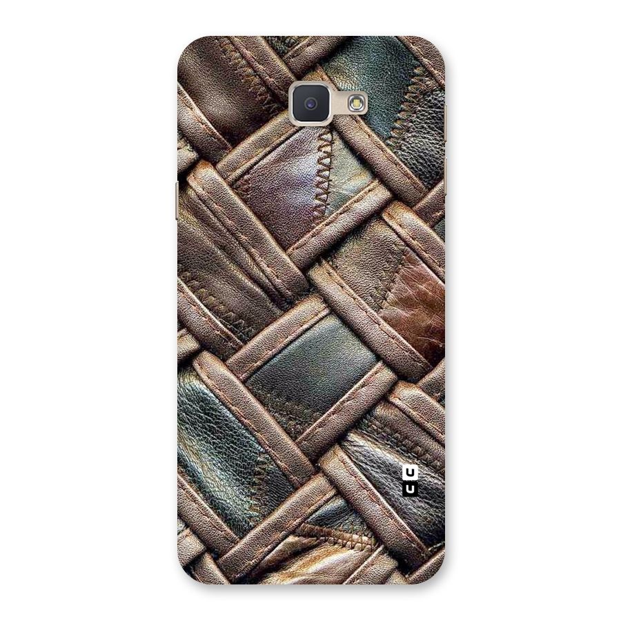 Classic Leather Belt Design Back Case for Galaxy J5 Prime