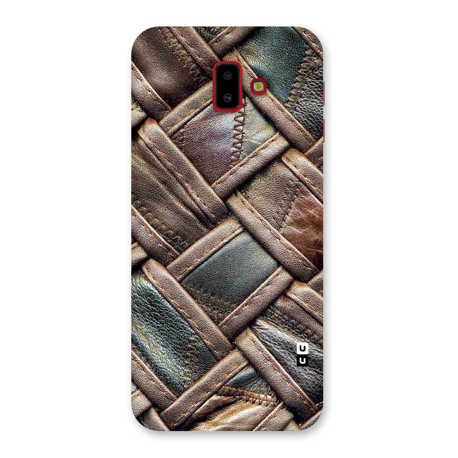 Classic Leather Belt Design Back Case for Galaxy J6 Plus