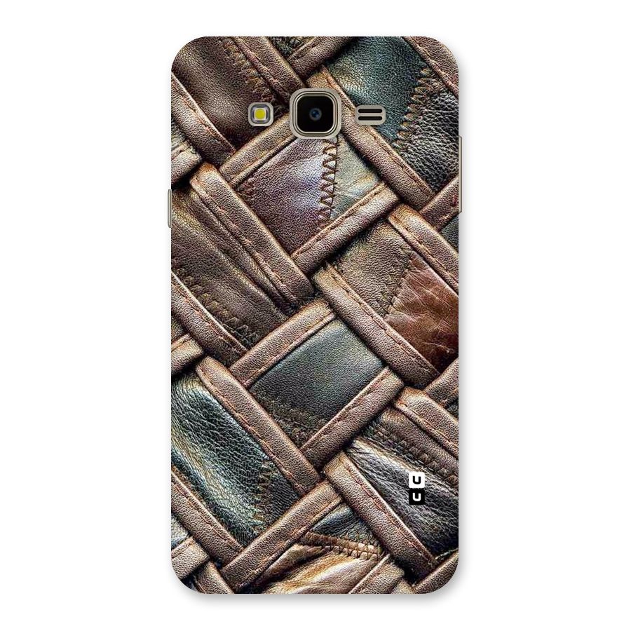 Classic Leather Belt Design Back Case for Galaxy J7 Nxt