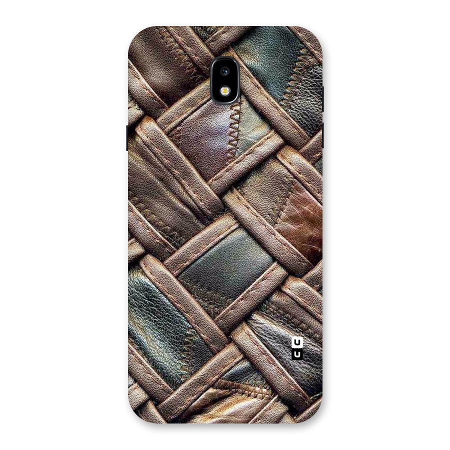 Classic Leather Belt Design Back Case for Galaxy J7 Pro