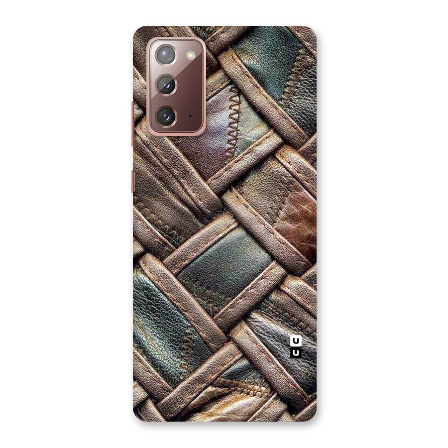Classic Leather Belt Design Back Case for Galaxy Note 20