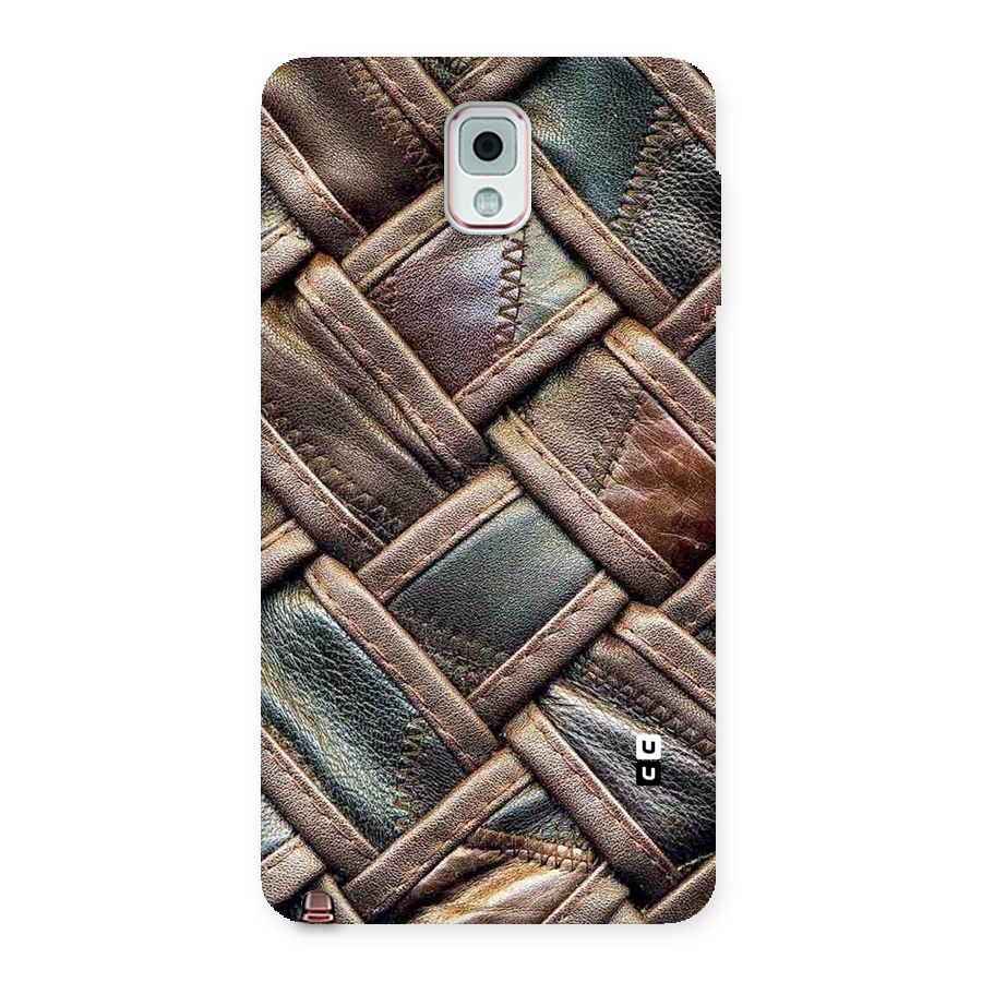 Classic Leather Belt Design Back Case for Galaxy Note 3