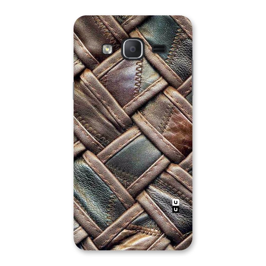 Classic Leather Belt Design Back Case for Galaxy On7 2015