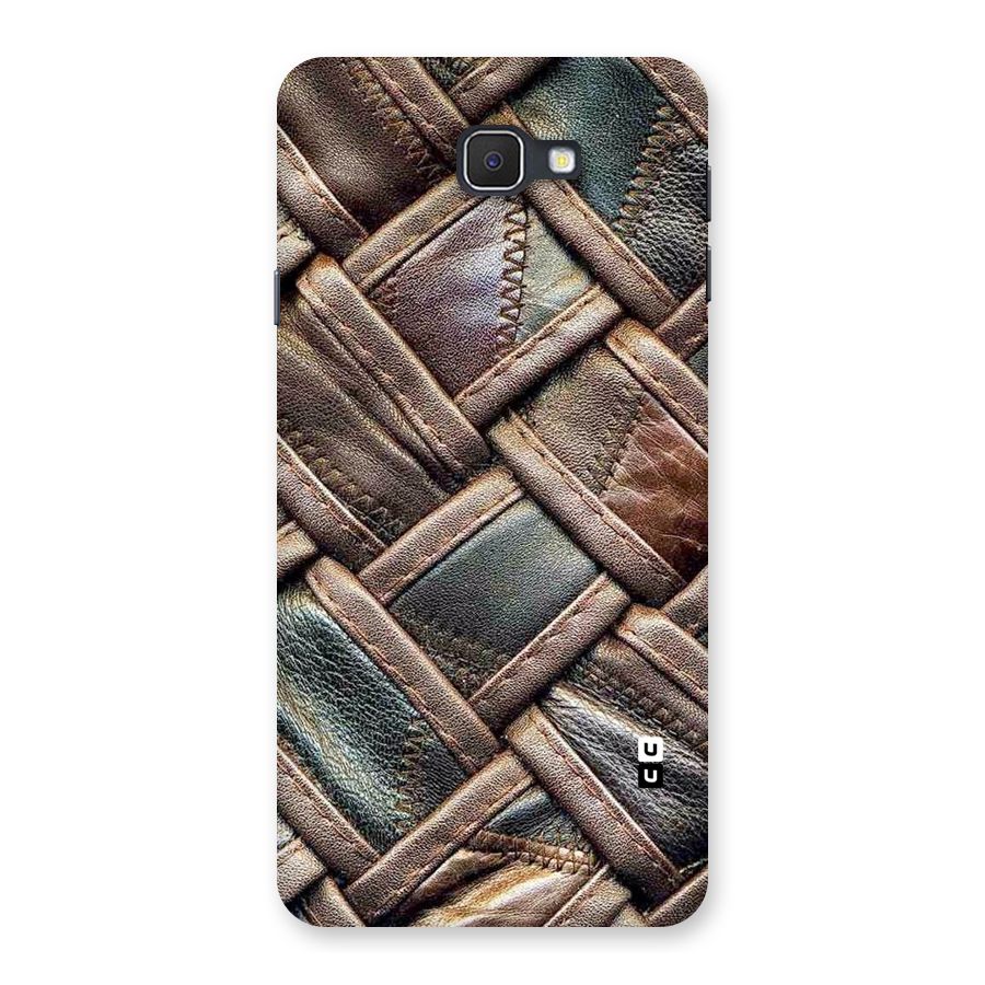 Classic Leather Belt Design Back Case for Galaxy On7 2016