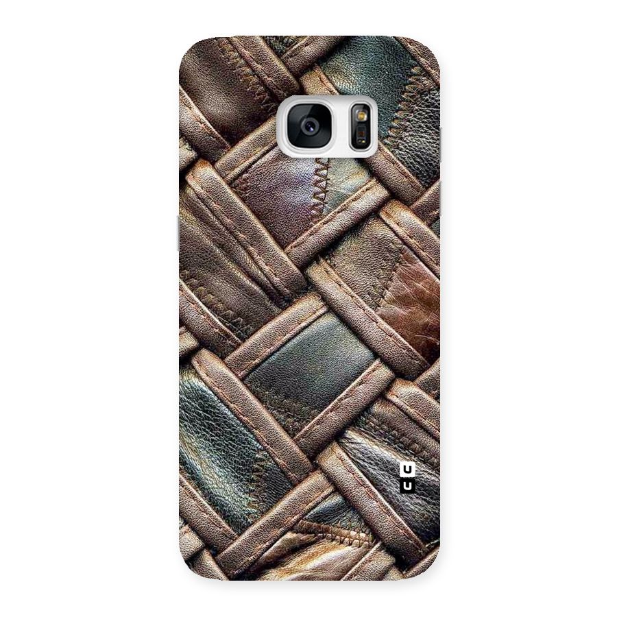 Classic Leather Belt Design Back Case for Galaxy S7 Edge