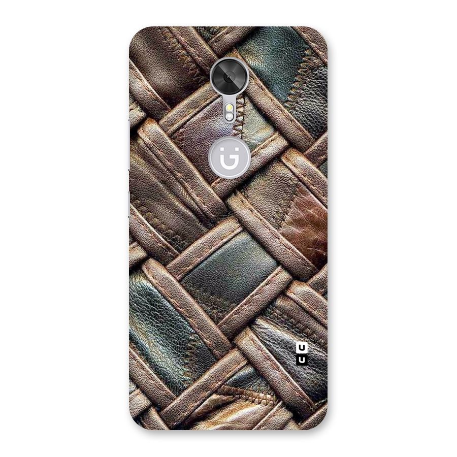 Classic Leather Belt Design Back Case for Gionee A1