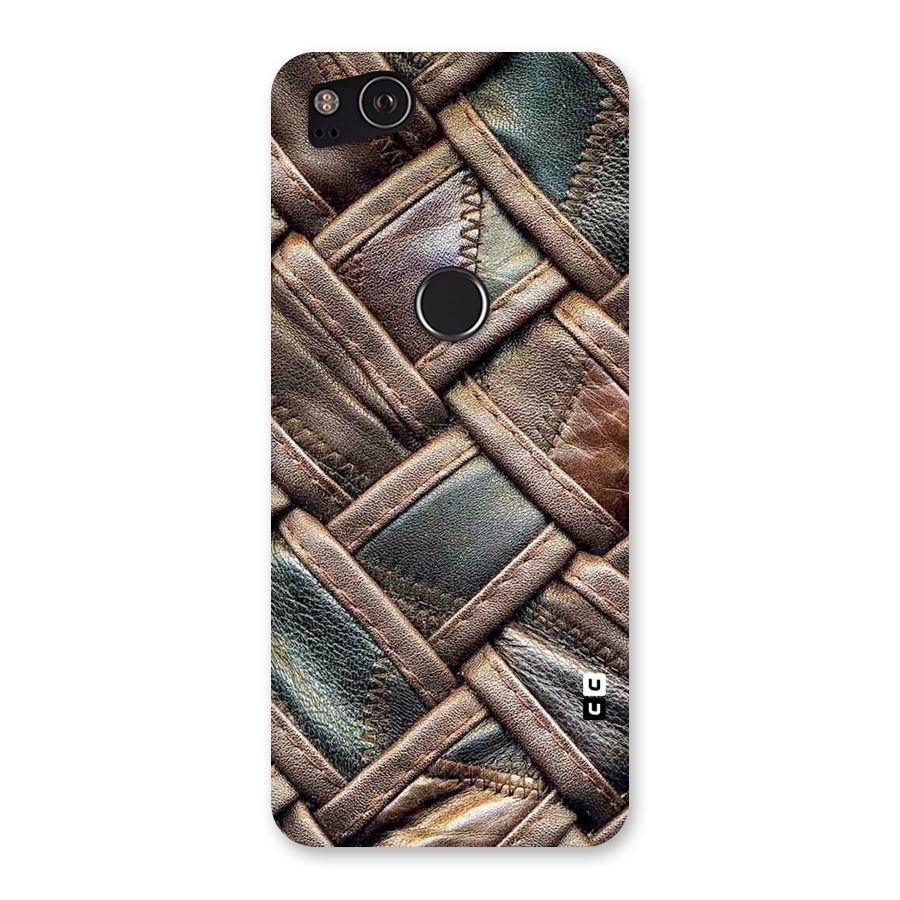 Classic Leather Belt Design Back Case for Google Pixel 2