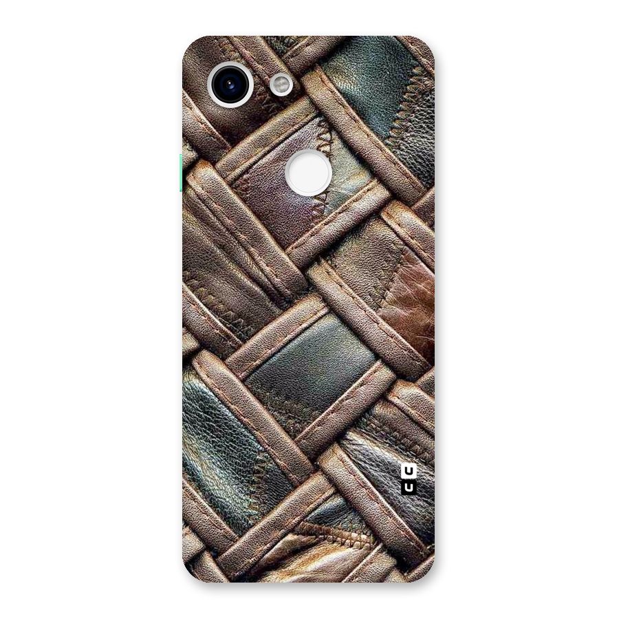 Classic Leather Belt Design Back Case for Google Pixel 3