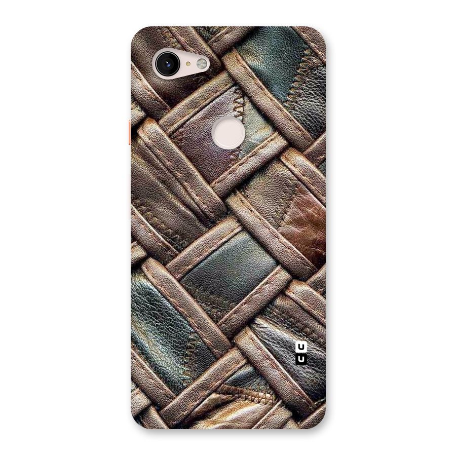 Classic Leather Belt Design Back Case for Google Pixel 3 XL