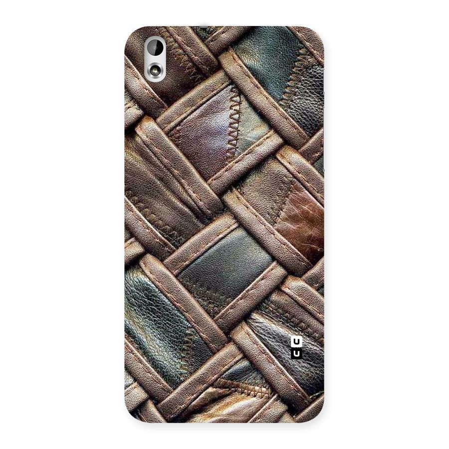 Classic Leather Belt Design Back Case for HTC Desire 816g