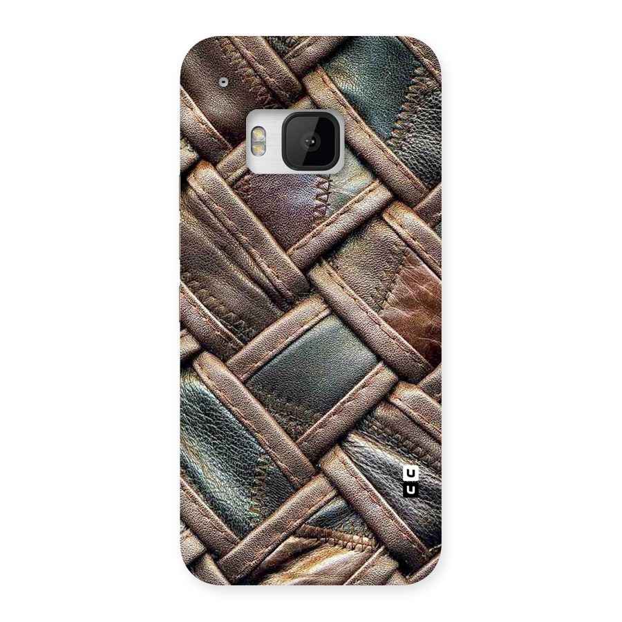 Classic Leather Belt Design Back Case for HTC One M9