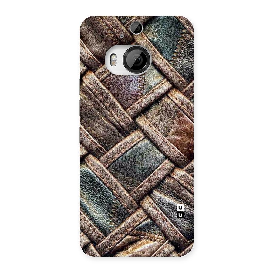 Classic Leather Belt Design Back Case for HTC One M9 Plus