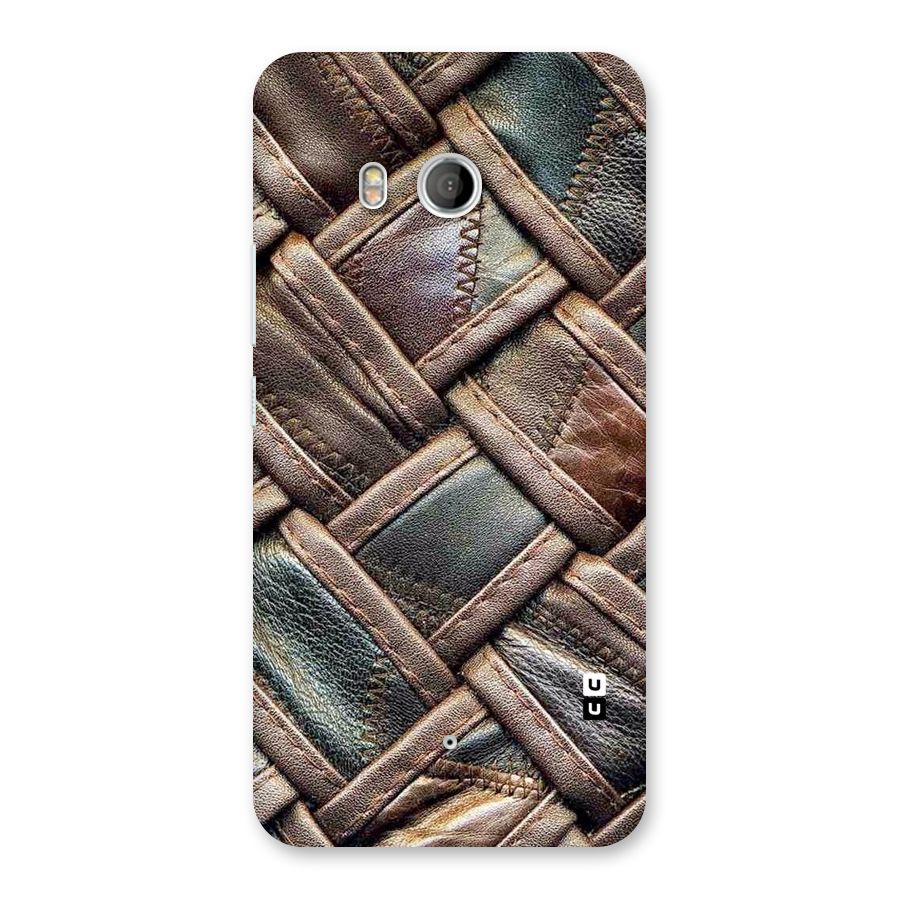 Classic Leather Belt Design Back Case for HTC U11