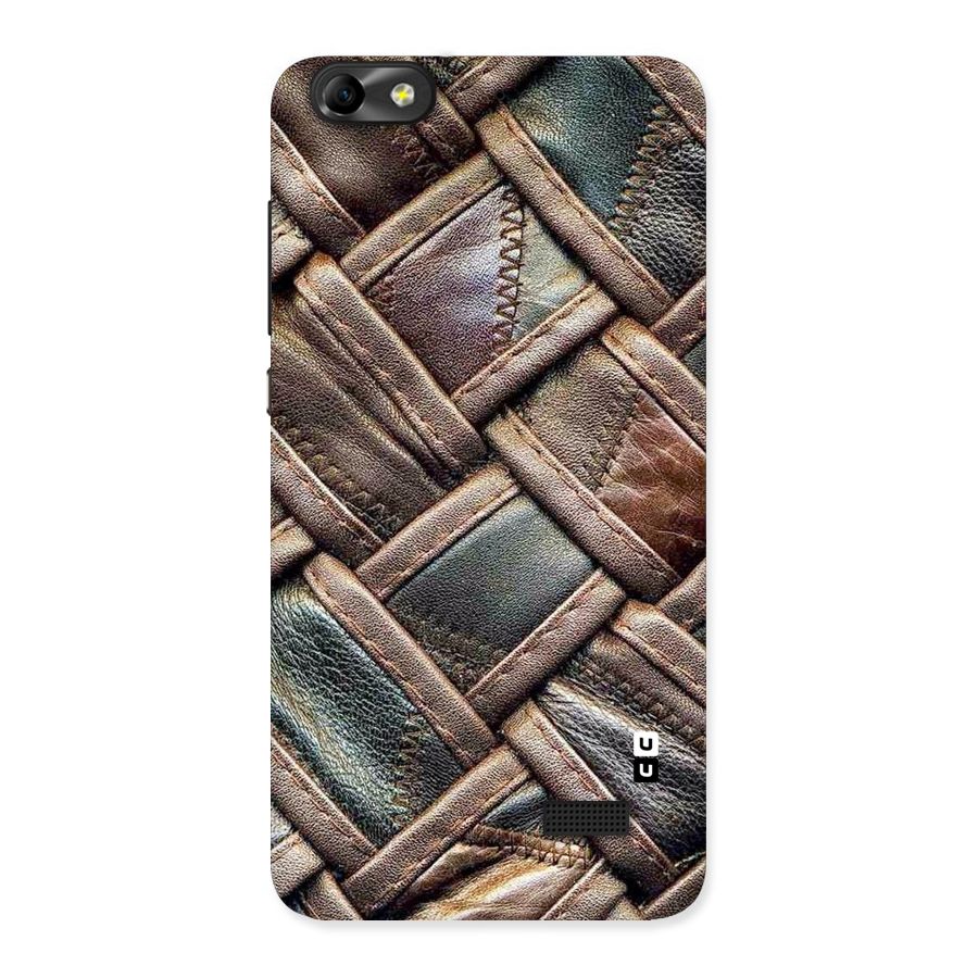 Classic Leather Belt Design Back Case for Honor 4C