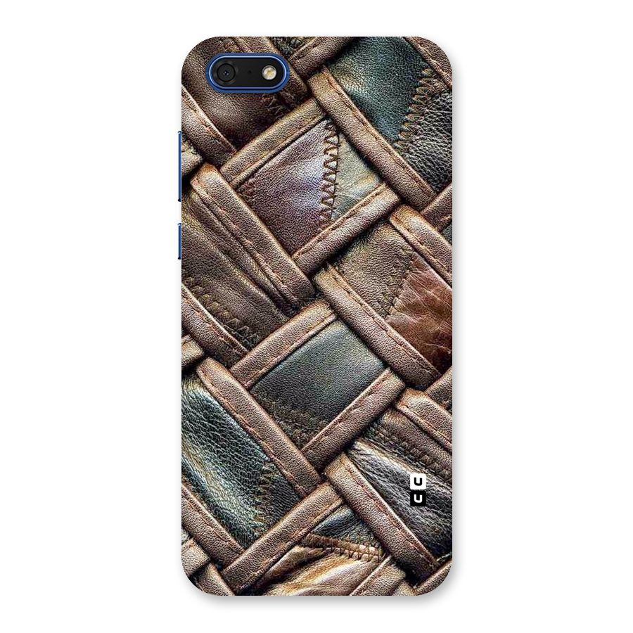Classic Leather Belt Design Back Case for Honor 7s