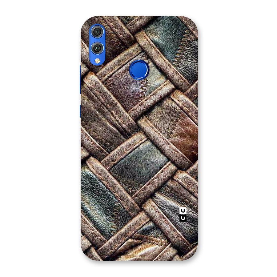 Classic Leather Belt Design Back Case for Honor 8X