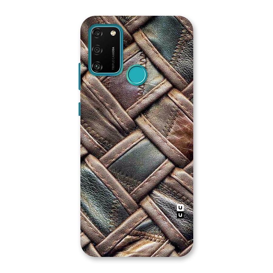 Classic Leather Belt Design Back Case for Honor 9A