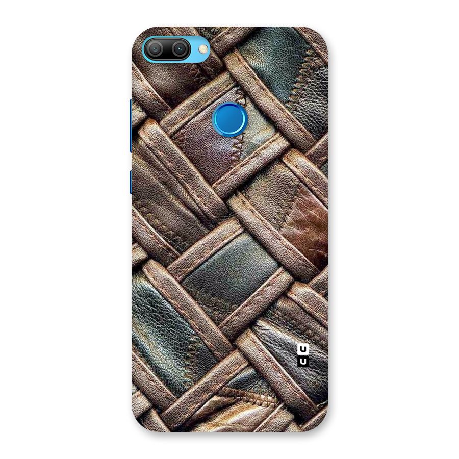 Classic Leather Belt Design Back Case for Honor 9N