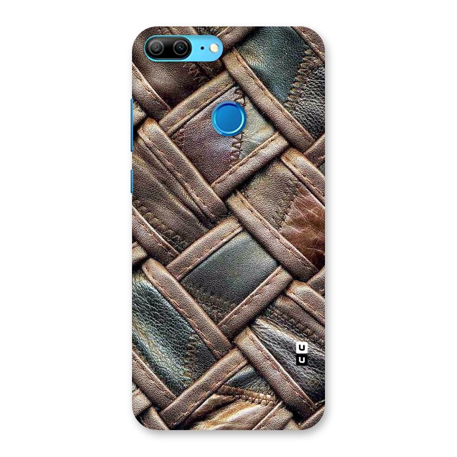 Classic Leather Belt Design Back Case for Honor 9 Lite
