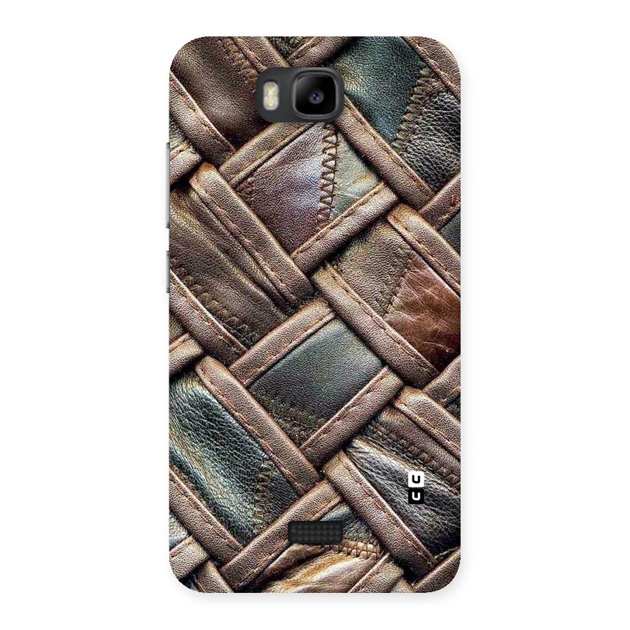 Classic Leather Belt Design Back Case for Honor Bee