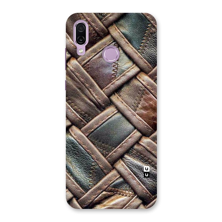 Classic Leather Belt Design Back Case for Honor Play