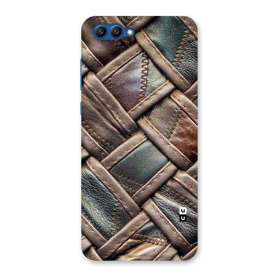 Classic Leather Belt Design Back Case for Honor View 10