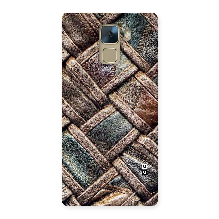 Classic Leather Belt Design Back Case for Huawei Honor 7