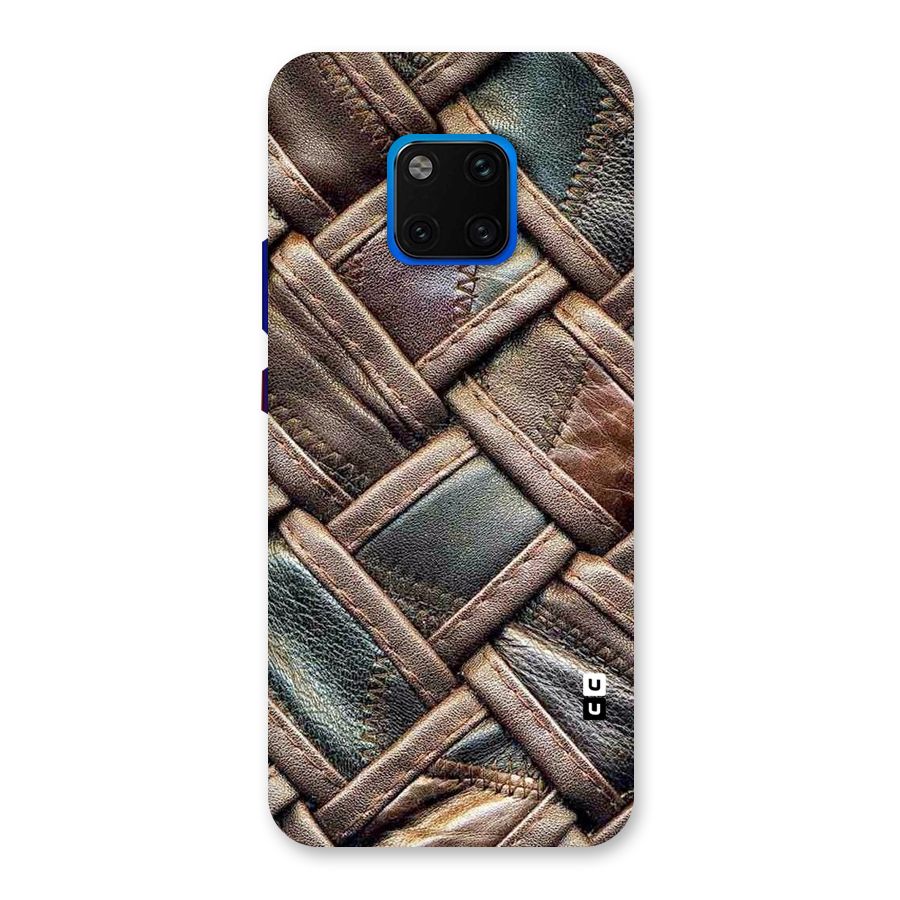Classic Leather Belt Design Back Case for Huawei Mate 20 Pro