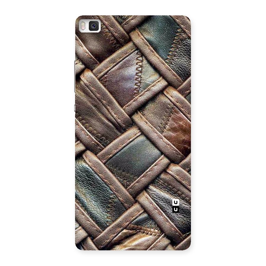 Classic Leather Belt Design Back Case for Huawei P8