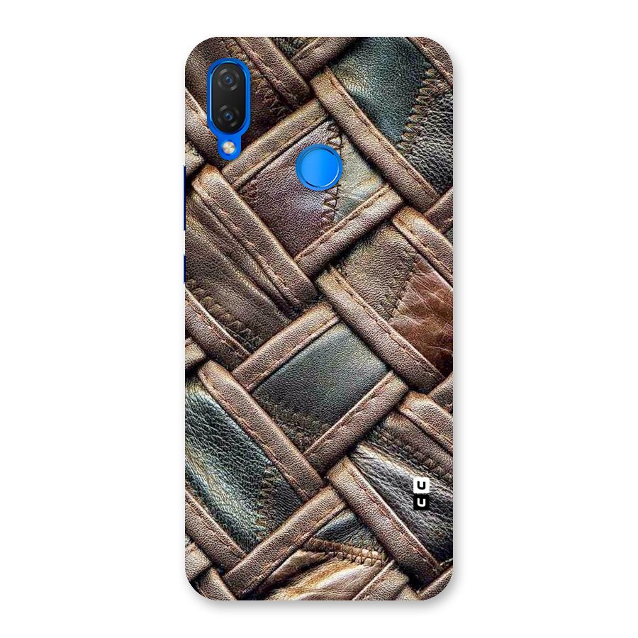 Classic Leather Belt Design Back Case for Huawei P Smart+