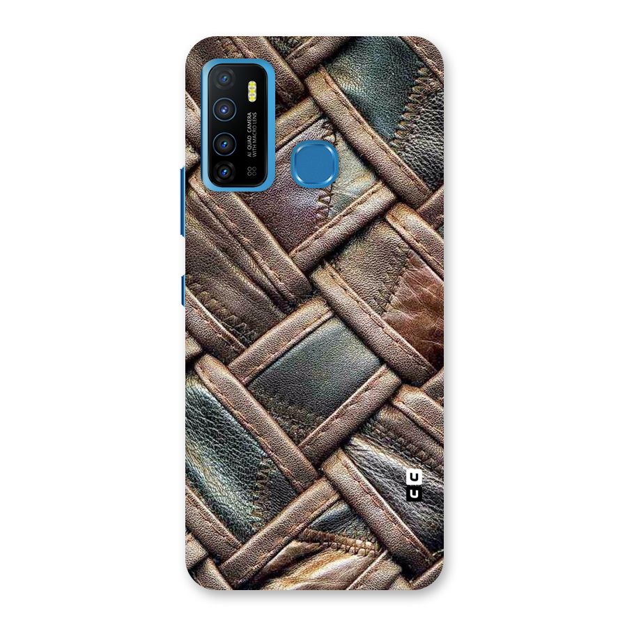 Classic Leather Belt Design Back Case for Infinix Hot 9