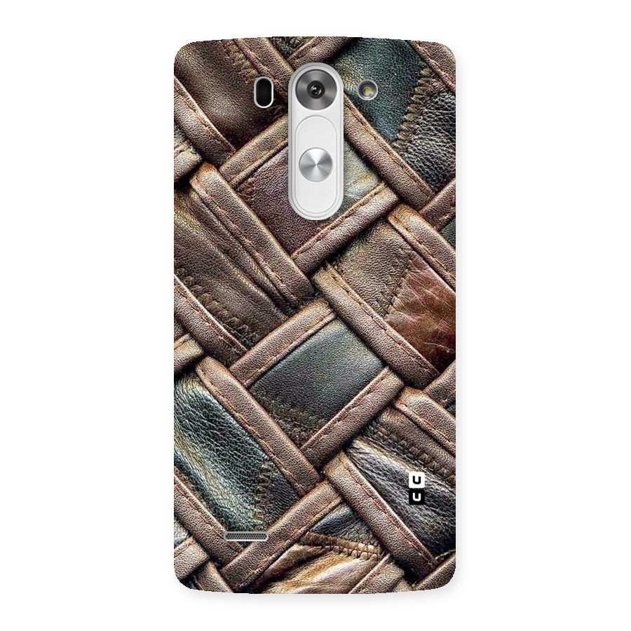 Classic Leather Belt Design Back Case for LG G3 Mini