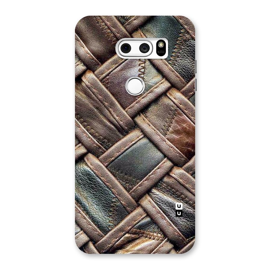 Classic Leather Belt Design Back Case for LG V30