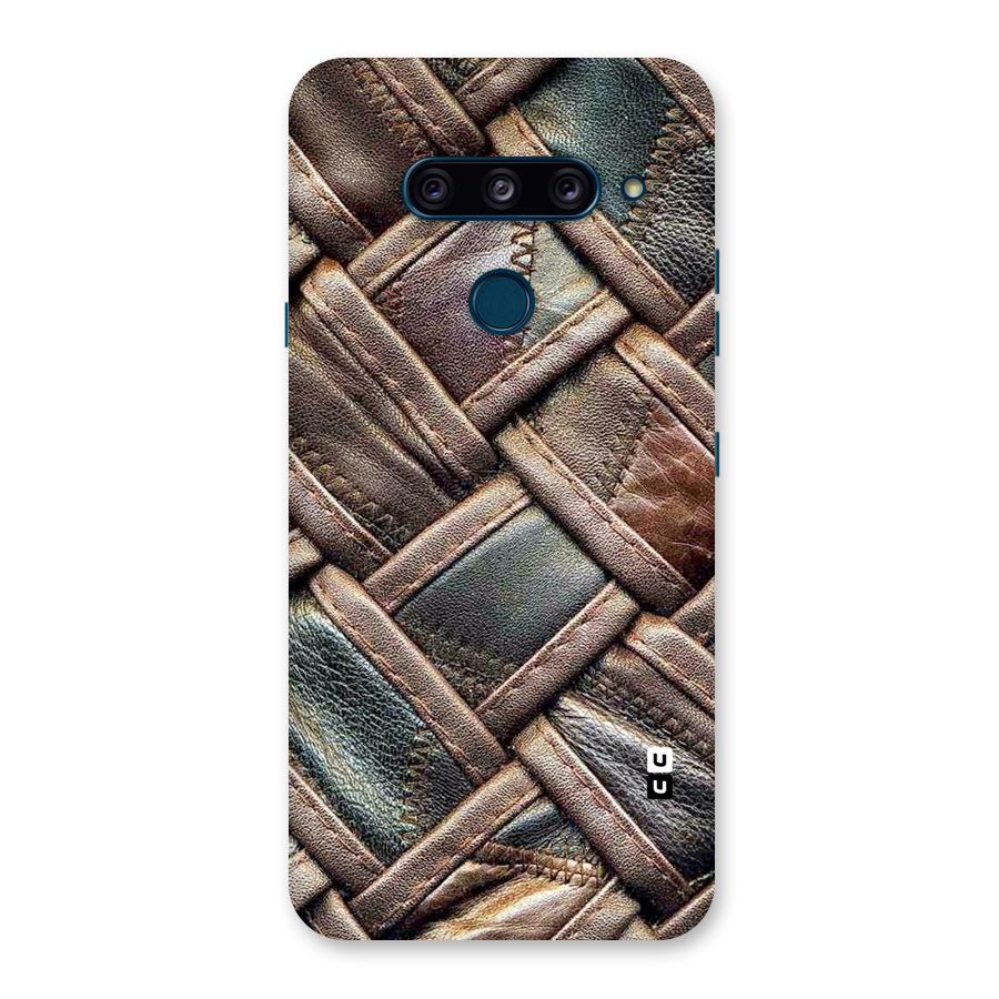 Classic Leather Belt Design Back Case for LG  V40 ThinQ