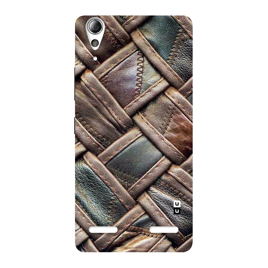 Classic Leather Belt Design Back Case for Lenovo A6000