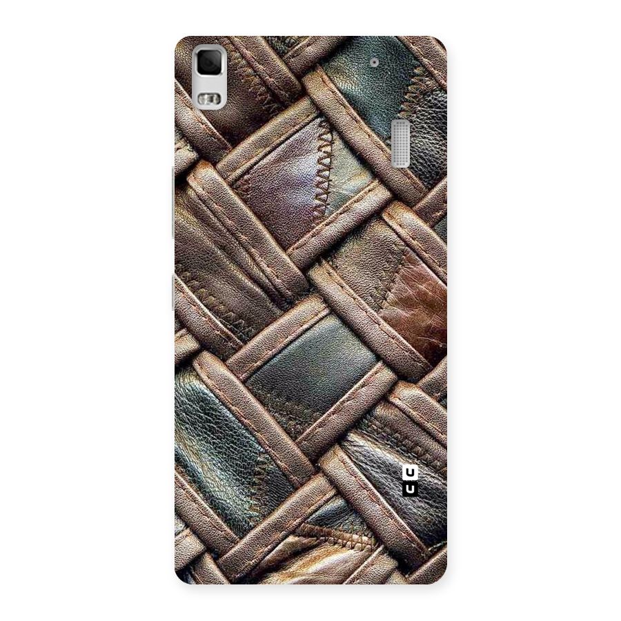 Classic Leather Belt Design Back Case for Lenovo K3 Note