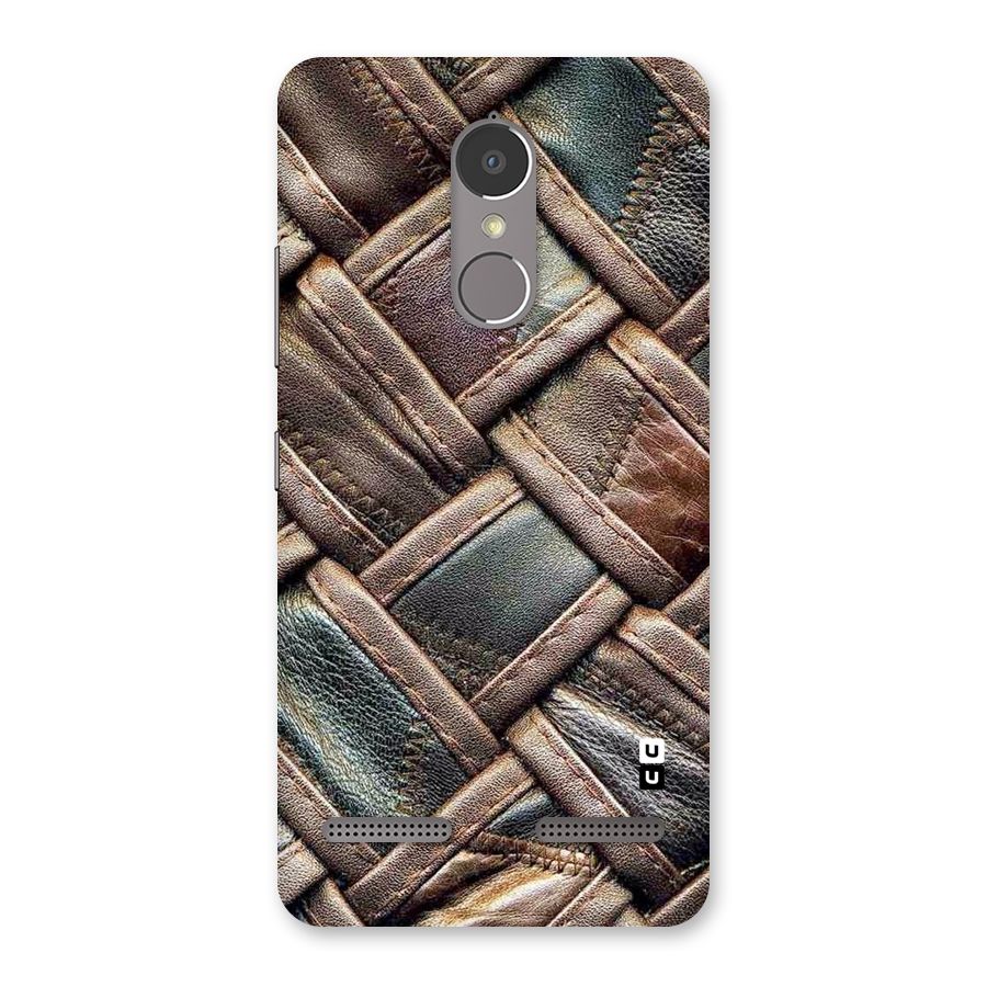 Classic Leather Belt Design Back Case for Lenovo K6 Power