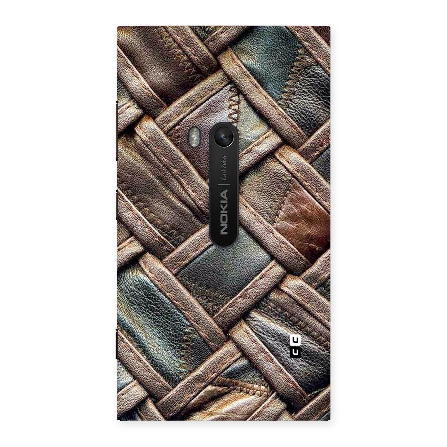 Classic Leather Belt Design Back Case for Lumia 920