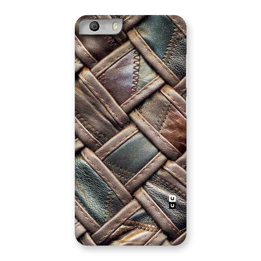 Classic Leather Belt Design Back Case for Micromax Canvas Knight 2