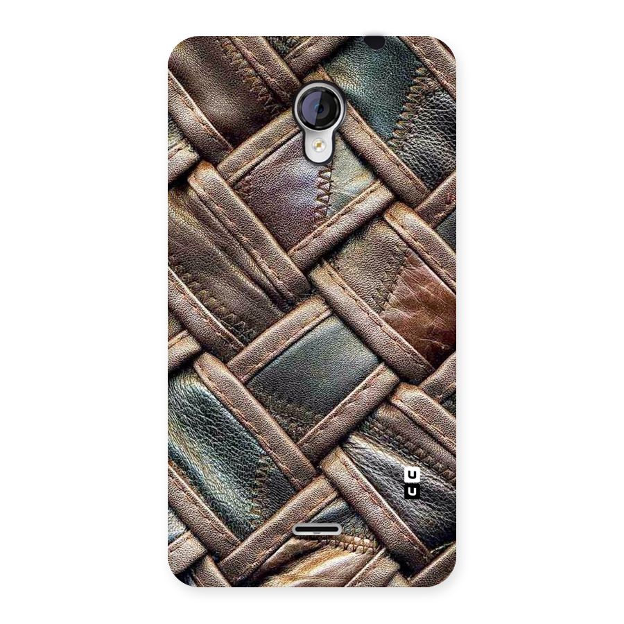 Classic Leather Belt Design Back Case for Micromax Unite 2 A106