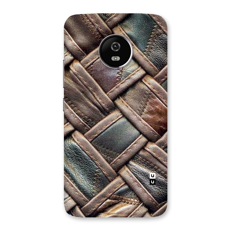 Classic Leather Belt Design Back Case for Moto G5